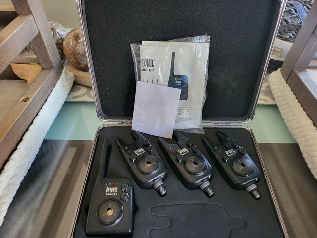 Equipo completo de carpfishing.