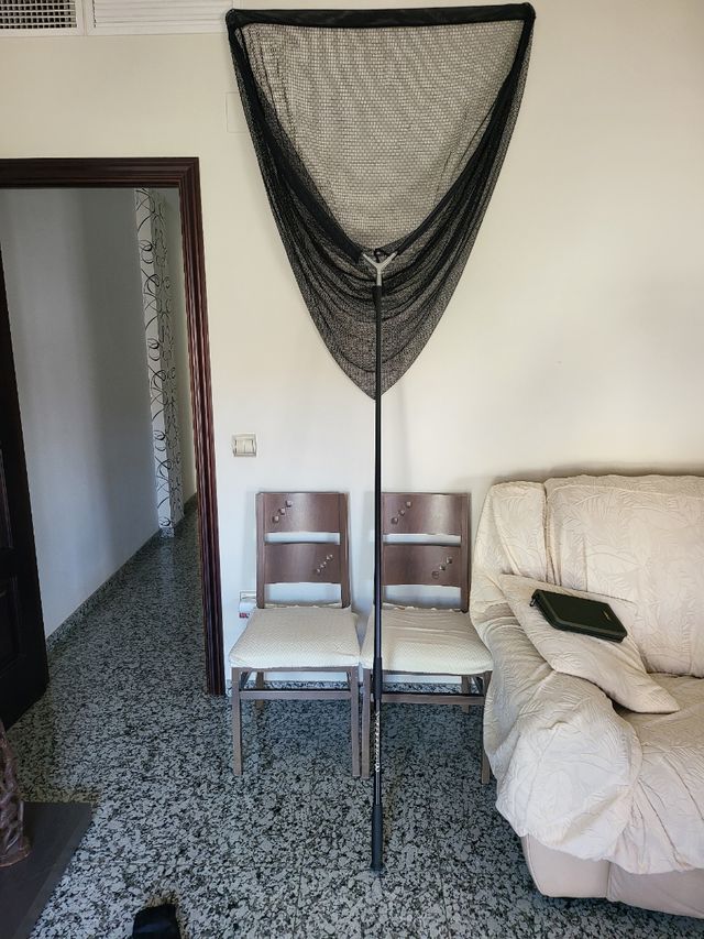 Equipo completo de carpfishing.