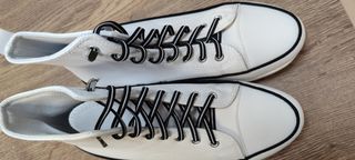 Botines plataforma blancos