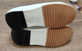 Botines plataforma blancos