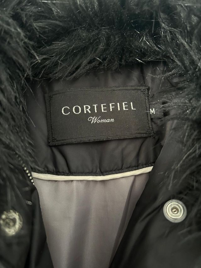 Cazadora Cortefiel negra - Talla M