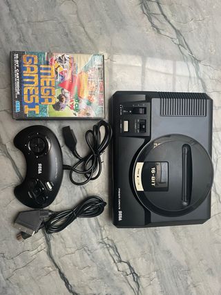 Sega Mega Drive swichless usbc con 1 juegos mando