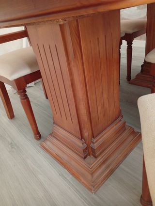 Mesa Comedor Madera - 6 Sillas