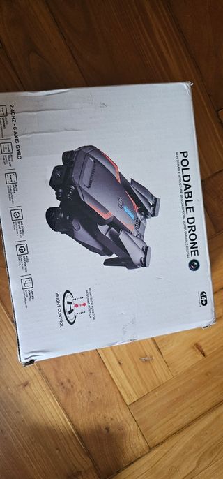 Dron plegable negro