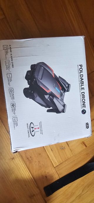 Dron plegable negro