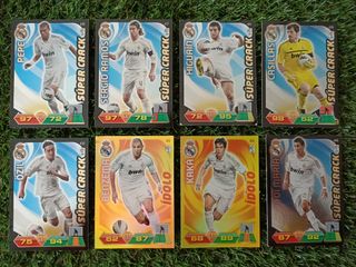 Lote 8 cromos Adrenalyn XL Real Madrid 2011