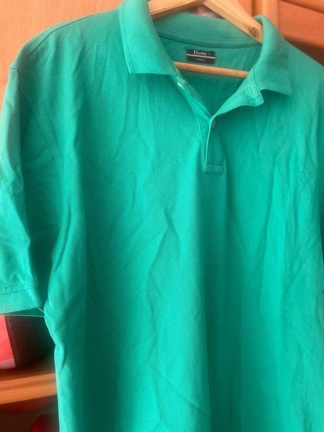 Polo Dustin Verde e Azul XXL - 2 unidades