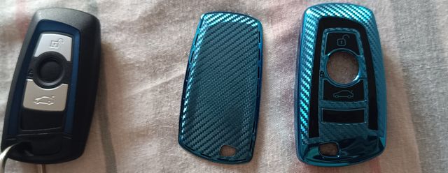 Funda mando/llave BMW nueva a estrenar azul