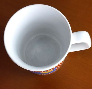 Taza tulipanes vintage