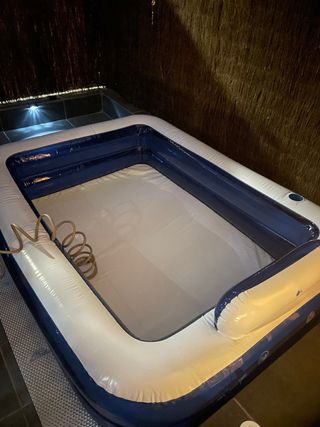 SET Piscina hinchable, bomba depuradora y cloro