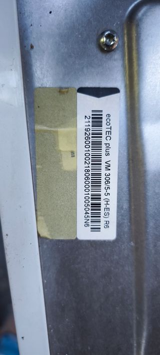 Caldera Vaillant usada