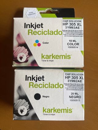 Cartuchos HP 305XL Karkemis Reciclados