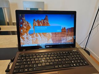Portátil Asus A53E gris/ocre 