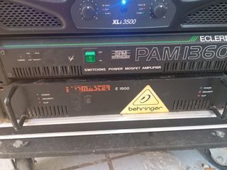 Etapas potencia AC, Behringer, Crown, Ecler