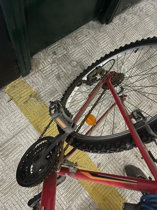 Bicicleta montaña Orbea roja