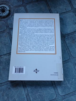 Teoria del derecho/ Theory of Law: Una Concepci...