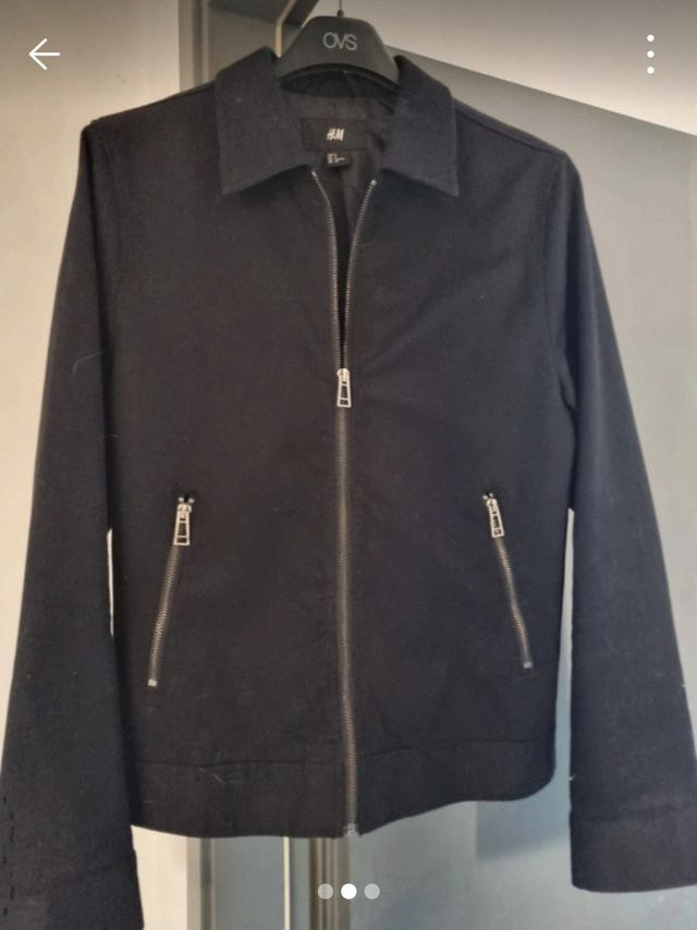 Giubbotto H&M nero tg.M