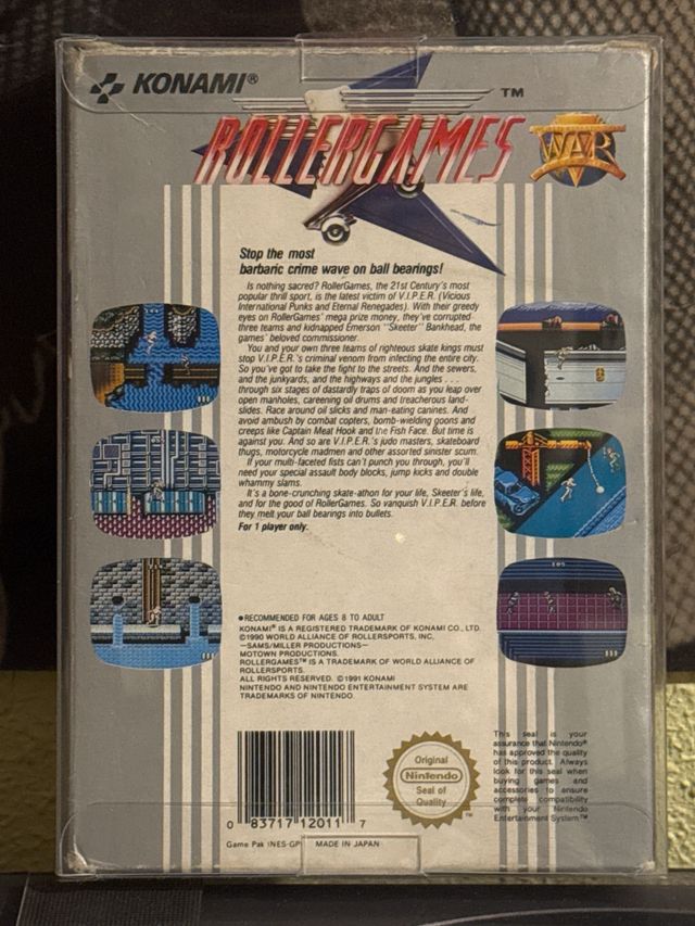 Rollergames NES PAL-ESP Completo