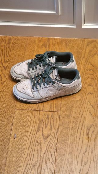 Nike Dunk Low - Gris/Verde