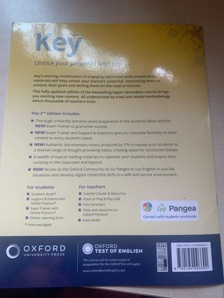 Key to Bachillerato 1. Student's Book. 2 Edition
