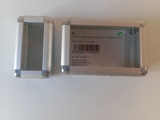 Cajitas aluminio plata - 2 unid.