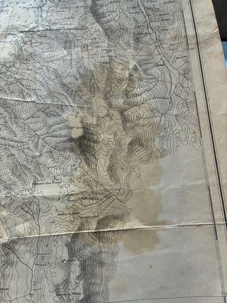 Carta náutica antigua Ría de Muros