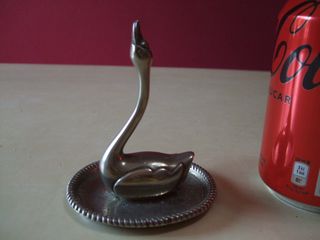 Joyero cisne plata - para anillos