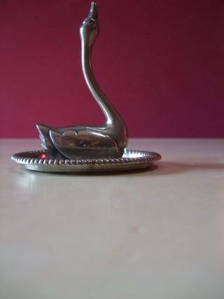 Joyero cisne plata - para anillos