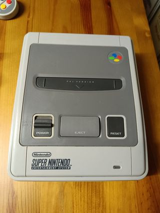 Super Nintendo PAL + 3 juegos, no funciona