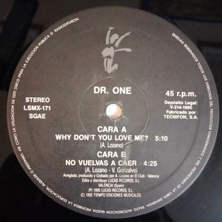 Makina Valencia 1995 - Dr. One Vinilo