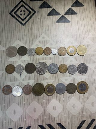 Monedas antiguas: 30 piezas