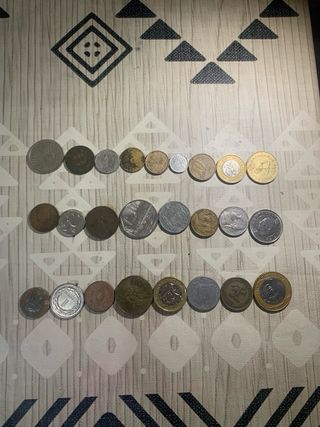 Monedas antiguas: 30 piezas