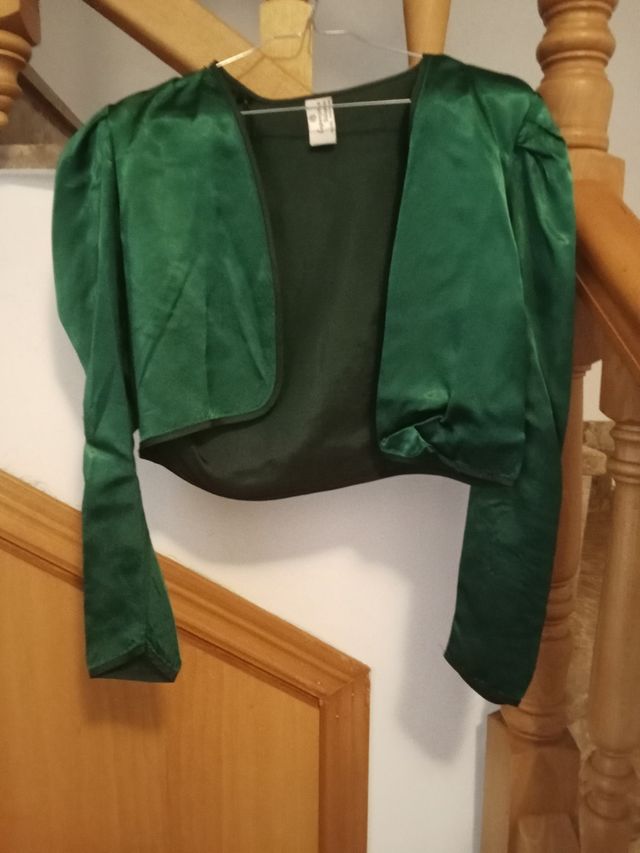 Vestido fiesta verde