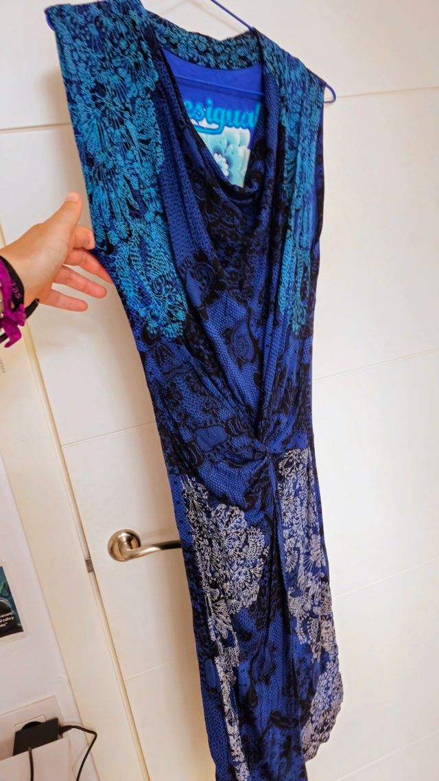 Abito Desigual blu cobalto