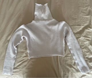 Jersey Subdued blanco cuello alto talla S