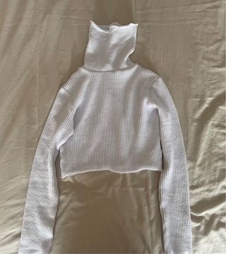 Jersey Subdued blanco cuello alto talla S