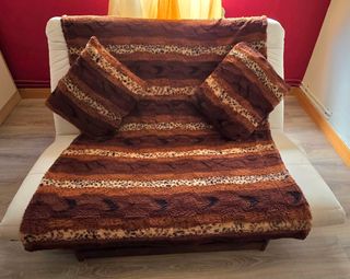 Sofá cama madera de pino  porches y terrazas