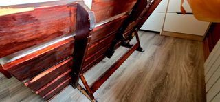 Sofá cama madera de pino  porches y terrazas
