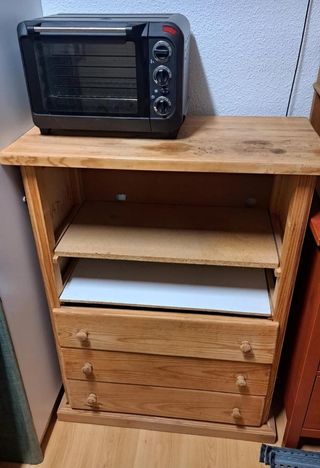 Mueble madera con cajones