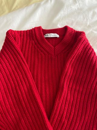 Jersey rojo Zara