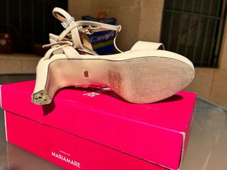 Sandalias Mariamare beige 40 - Usadas SOLO 1 dia