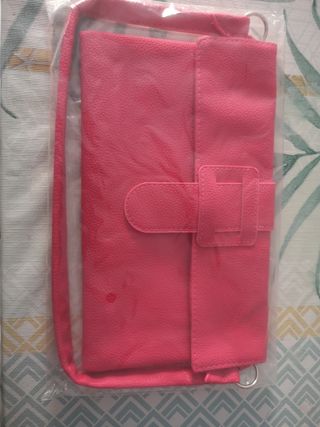 Bolso bandolera fucsia