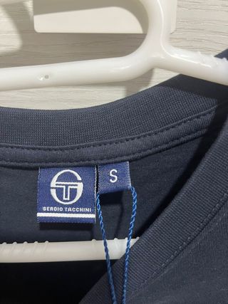 Camiseta Sergio Tacchini S - Azul/Naranja