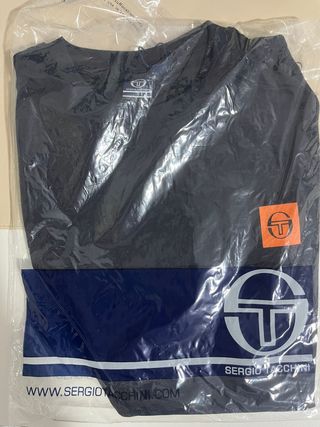 Camiseta Sergio Tacchini S - Azul/Naranja