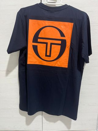 Camiseta Sergio Tacchini S - Azul/Naranja