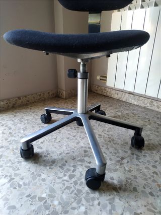 Silla escritorio giratoria negra