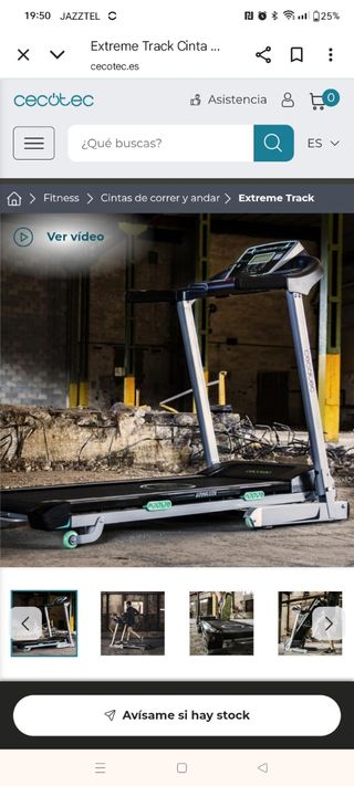 Cinta correr Cecotec Extreme Track