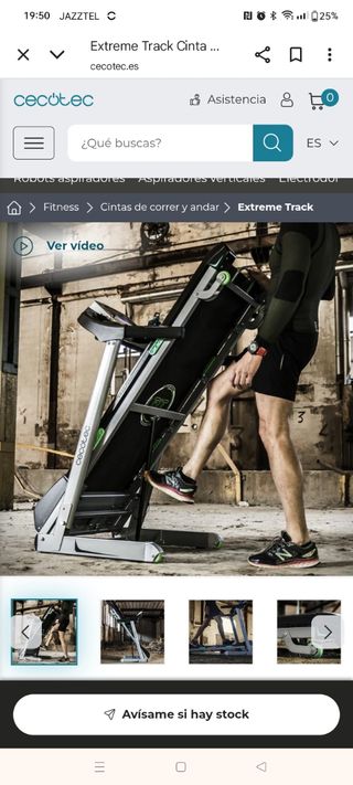 Cinta correr Cecotec Extreme Track