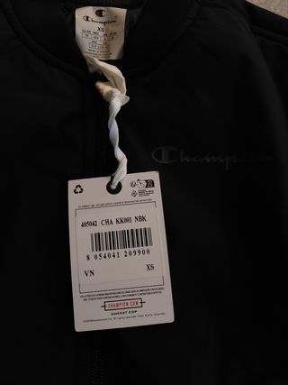 Champion Bomber Nero Bimbi 5/6 Anni Nuovo