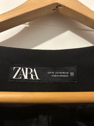 Blazer Zara negro XS - Torera